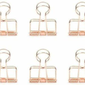(12) Kickerland Brass Clips: (2) Pkgs of 6 Brass Wire Clips